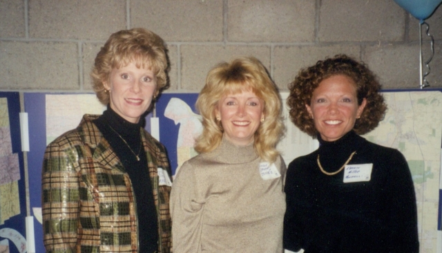Sheryl Kling,Cindy Mohr,      Karen Miller                      Night before 20 year reunion gathering